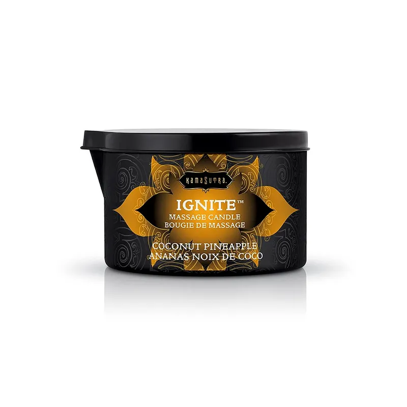 Ignite vela de masaje Coconut Pineapple de KamaSutra