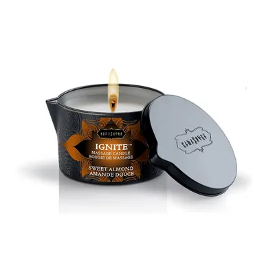 Ignite vela de masaje Sweet Almond de KamaSutra, foto 2
