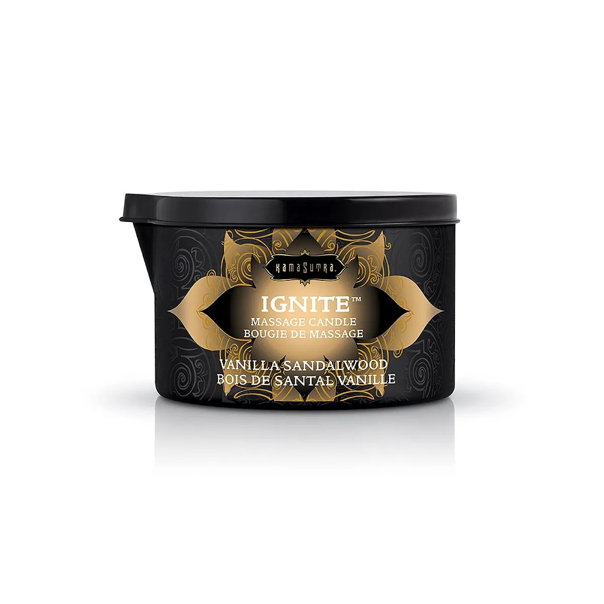 Ignite vela de masaje Vanilla Sandalwood de KamaSutra