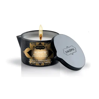 Ignite vela de masaje Vanilla Sandalwood de KamaSutra, foto 2