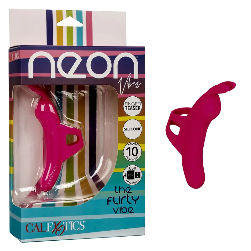 Neon Vibes The Flirty Vibe estimulador de dedo de CalExotics