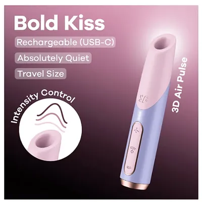 Satisfyer Bold Kiss estimulador de ondas de presión, foto 3