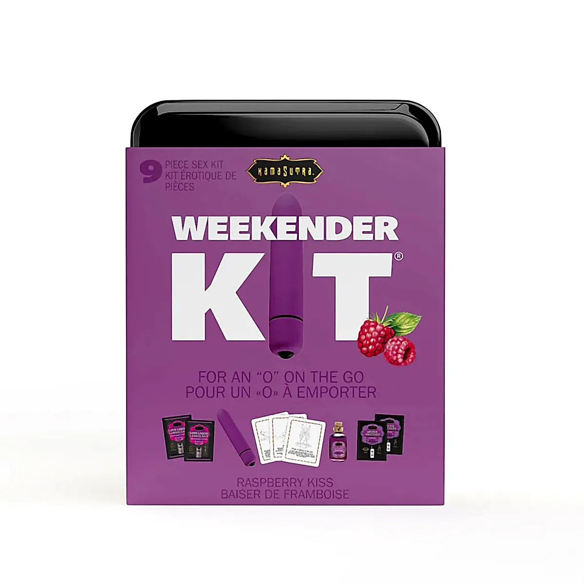 Weekender Kit Raspberry Kiss 9 piezas de KamaSutra