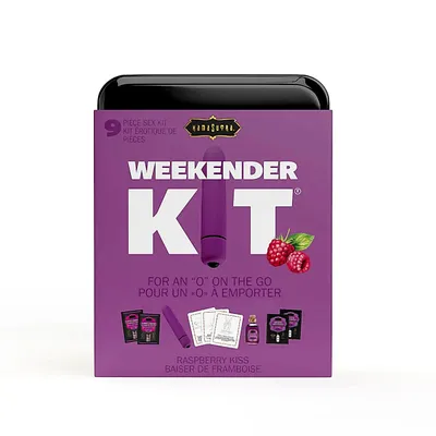 Weekender Kit Raspberry Kiss 9 piezas de KamaSutra