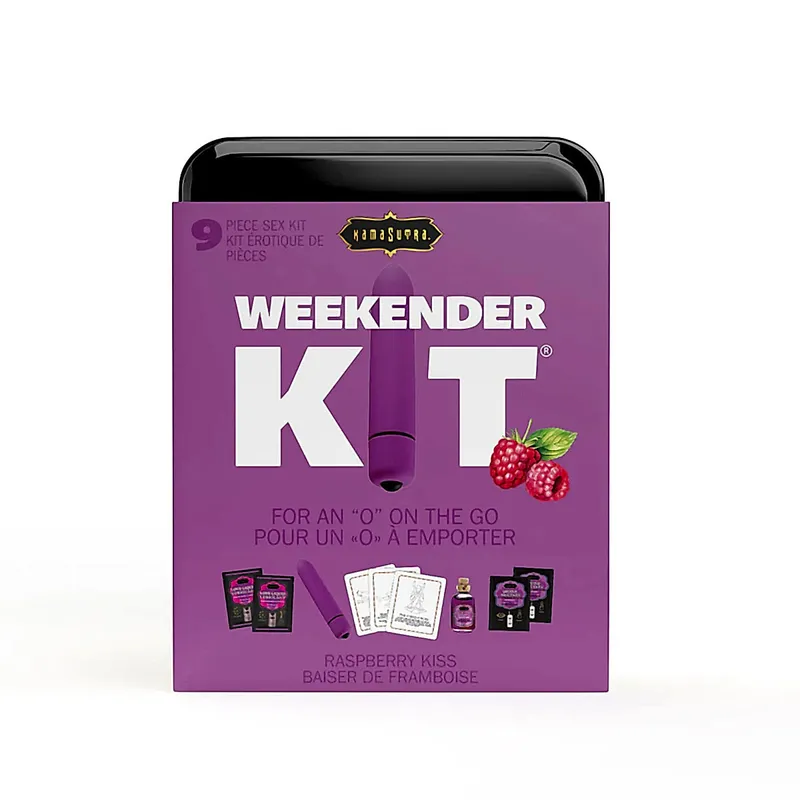 Weekender Kit Raspberry Kiss 9 piezas de KamaSutra