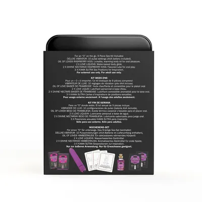 Weekender Kit Raspberry Kiss 9 piezas de KamaSutra, foto 3