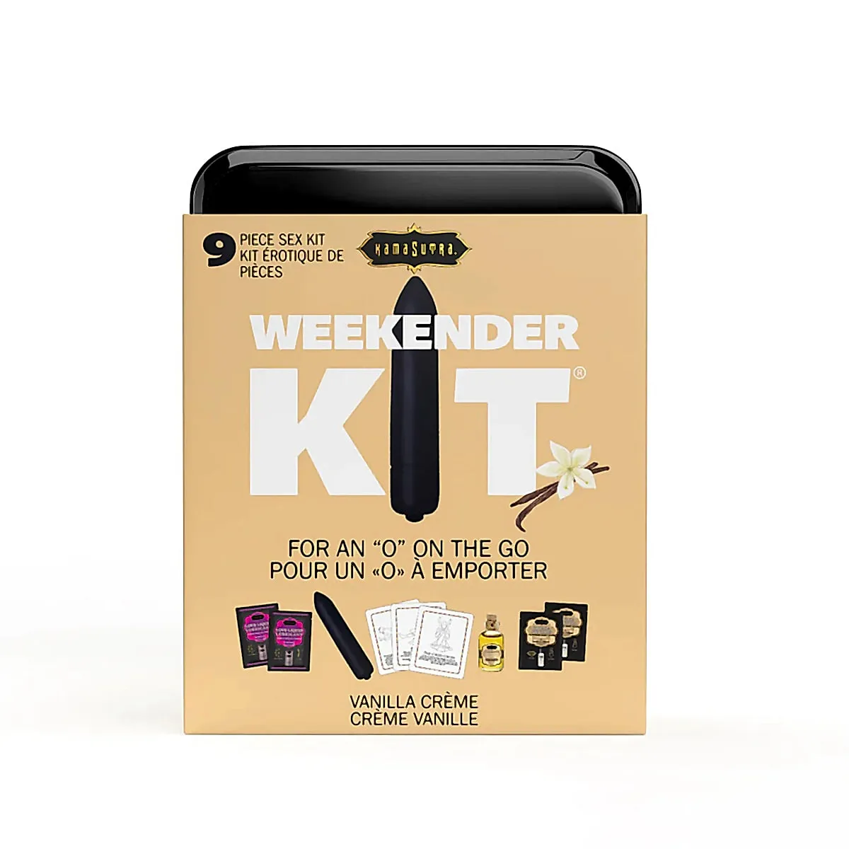 Weekender Kit Vanilla Crème 9 piezas de KamaSutra